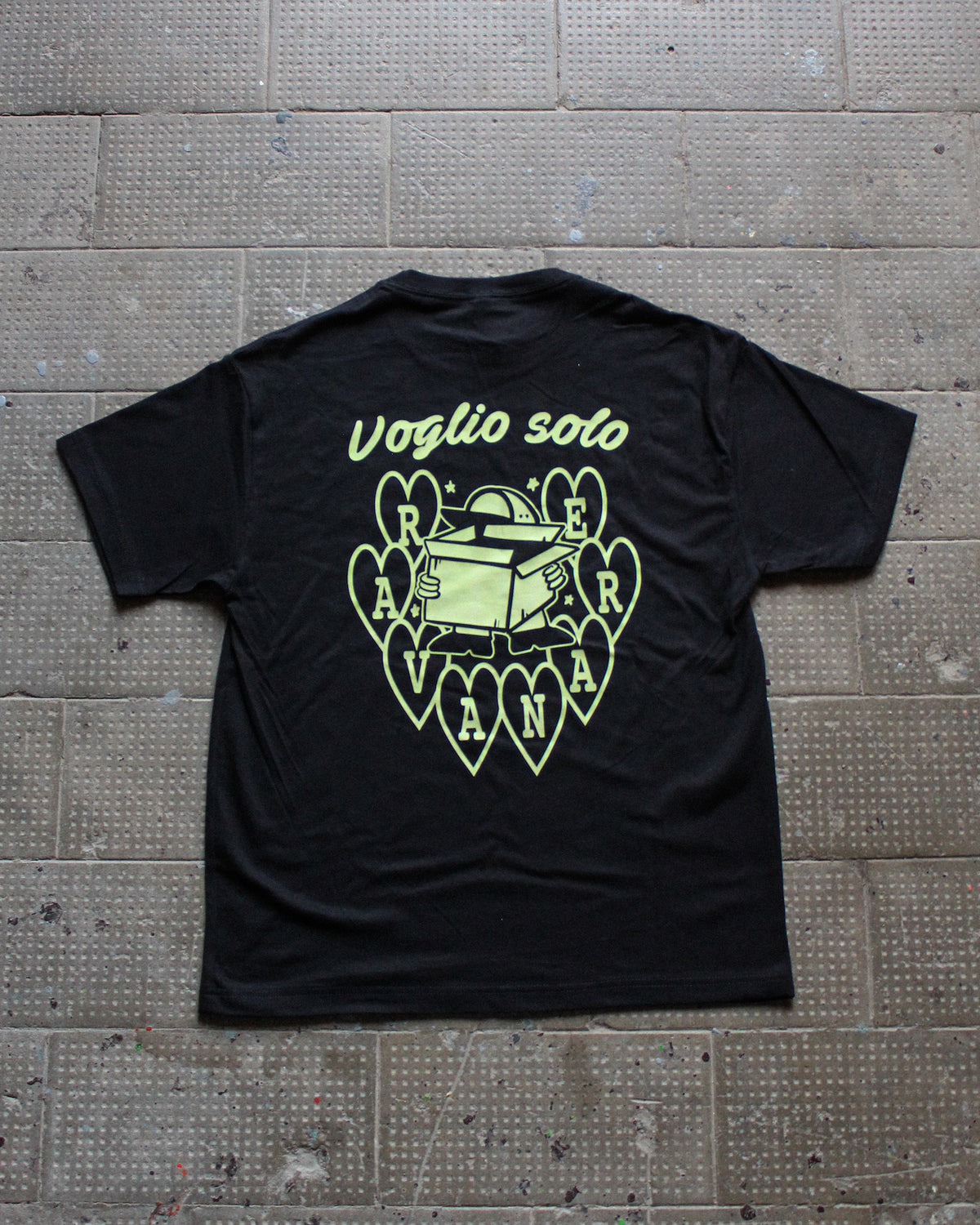 T-Shirt “Voglio Solo Ravanare” - Nera