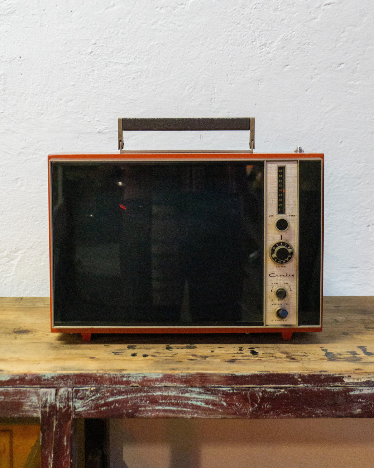 TV Crosley arancione - 1960