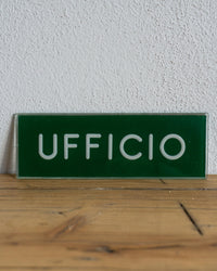 Insegna Ufficio Verde – 1980 Italia