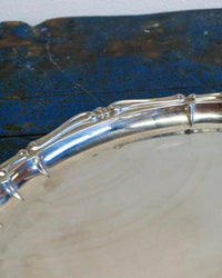 Vassoio ovale vintage in inox – 1970