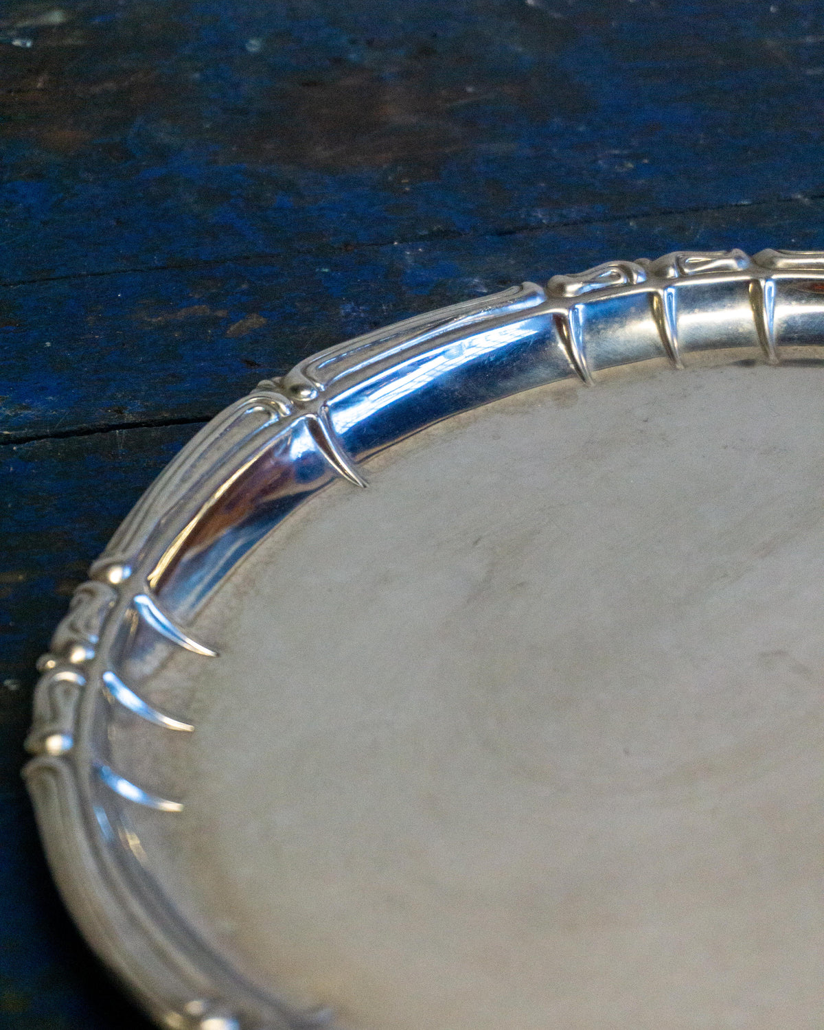 Vassoio ovale vintage in inox – 1970