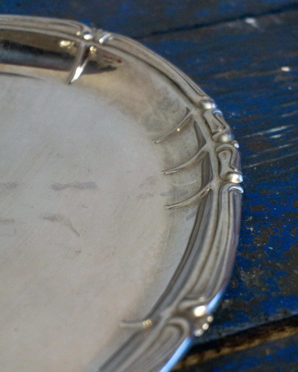 Vassoio ovale vintage in inox – 1970
