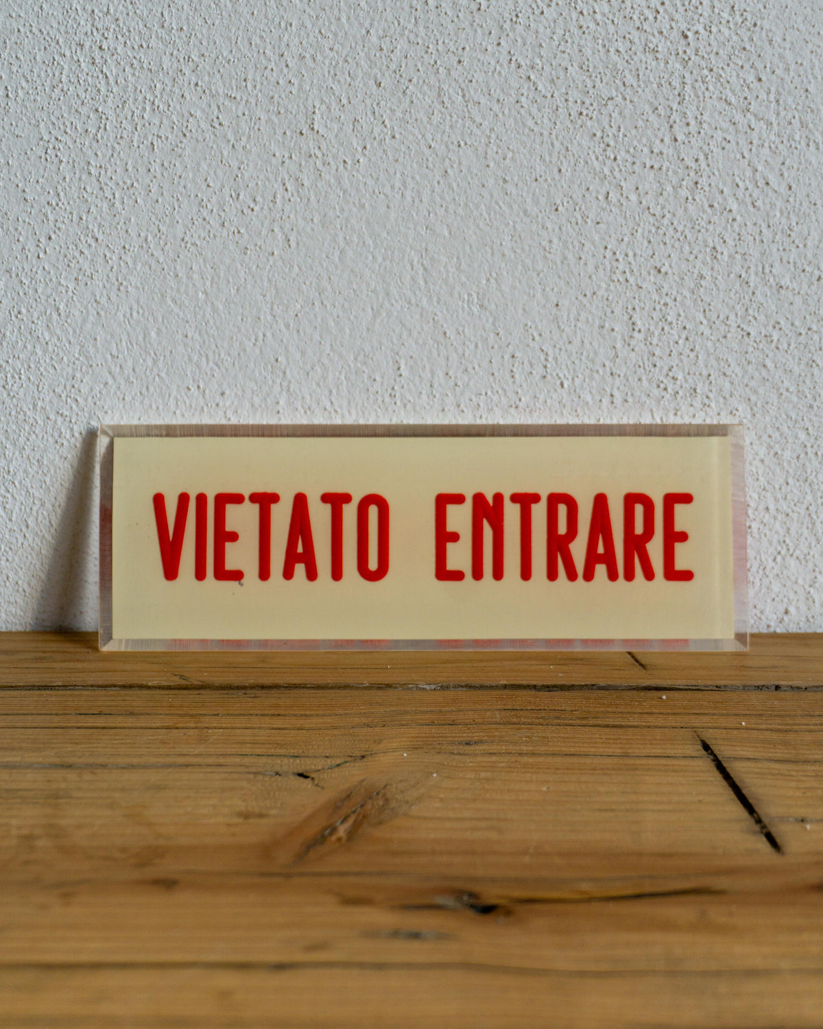 Insegna Vietato Entrare – 1980 Italia